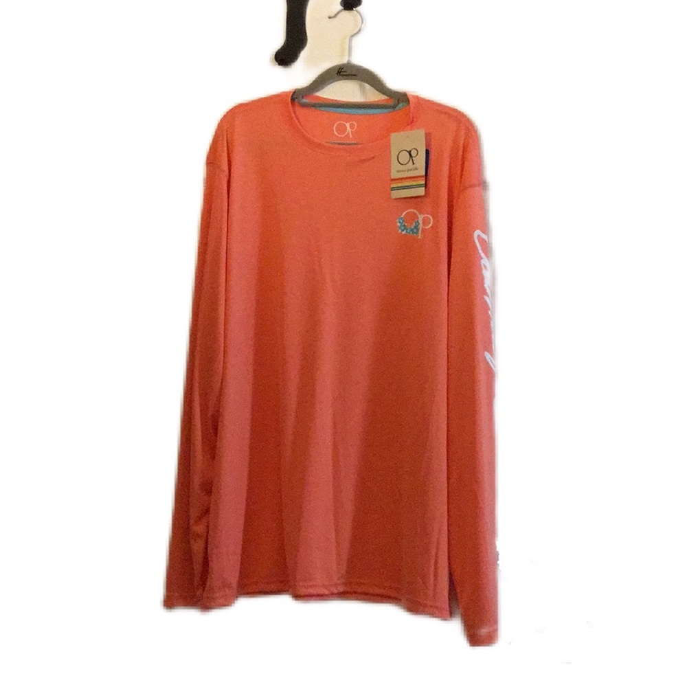 Ocean Pacific Quick Dry UPF 50 Mens long sleeve shirt